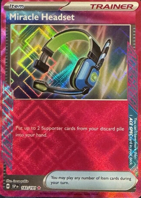 Miracle Headset 2024 Scarlet & Violet: Surging Sparks #183